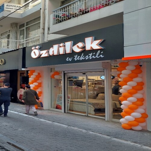 Izmir Karşıyaka Street Home Textile Store