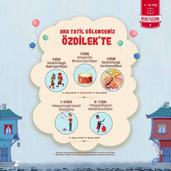 Ara Tatil Eğlencesi Özdilek İzmir'de!