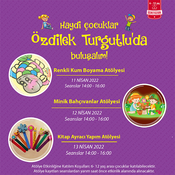 Ara Tatil Eğlencesi Özdilek Manisa Turgutlu'da Başlıyor!