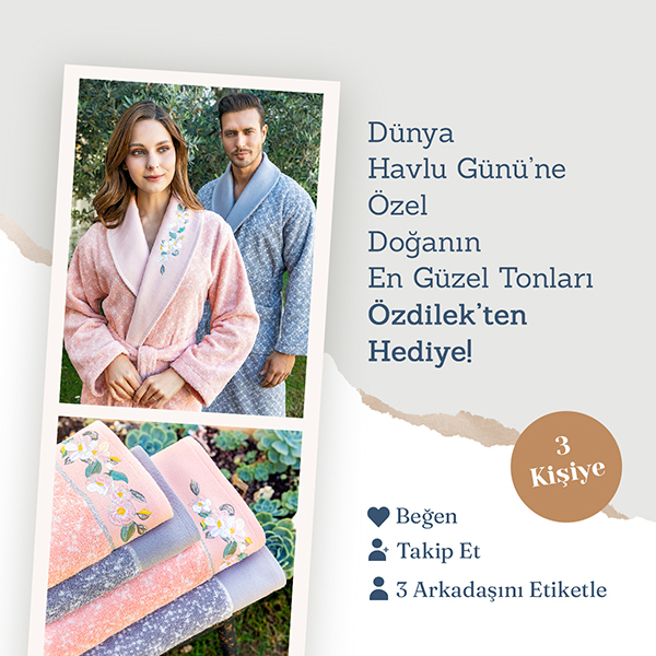 Özdilek Ev Tekstilinden Daffodil Aile Seti Hediye!