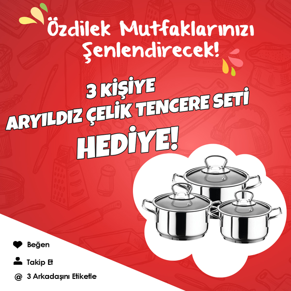 Özdilek İzmir'den Mutfaklarınızı Şenlendirecek Hediye!