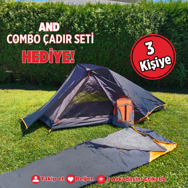 Özdilek Kocaeli'den 3 Kişiye AND Combo Çadır Seti Hediye!
