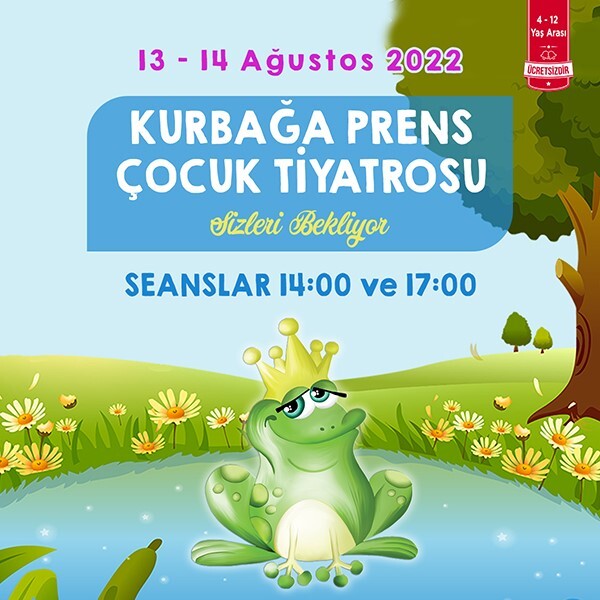 Özdilek Eskişehir'de Kurbağa Prens Çocuk Tiyatrosu
