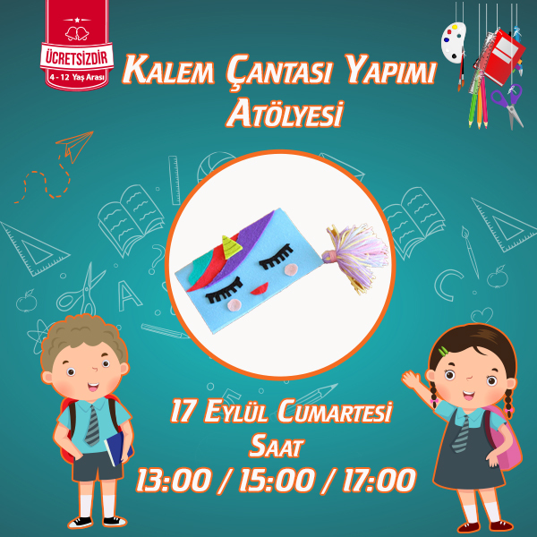 Kalem Çantası Yapımı Atölyesi Özdilek Kocaeli'de!
