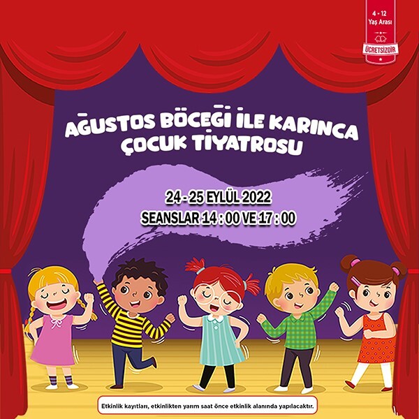 Özdilek Eskişehir'de Ağustos Böceği İle Karınca Çocuk Tiyatrosu