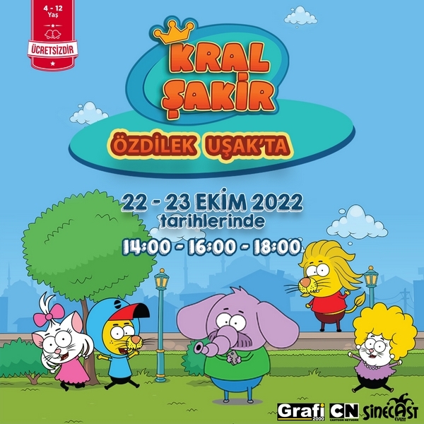 Kral Şakir ve Arkadaşları Özdilek Uşak'ta Sizleri Bekliyor!