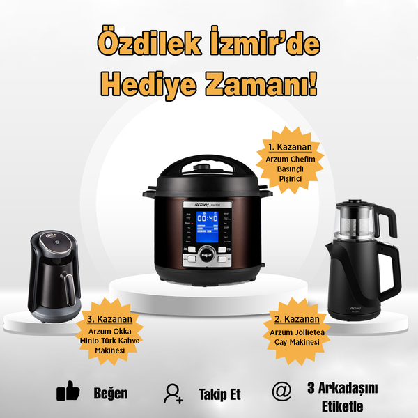 Özdilek İzmir'den 3 Kişiye Hediye!