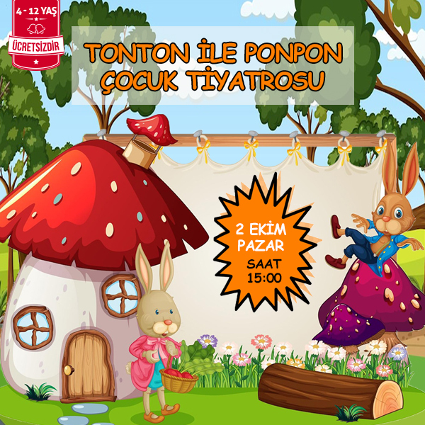 Tonton ile Ponpon  Çocuk Tiyatrosu Özdilek Kocaeli’de!