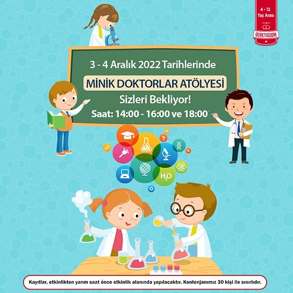 Özdilek Eskişehir'de Minik Doktorlar Atölyesi