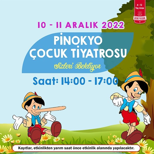 Özdilek Eskişehir'de Pinokyo Çocuk Tiyatrosu