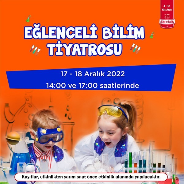 Özdilek Eskişehir'de Eğlenceli Bilim Tiyatrosu