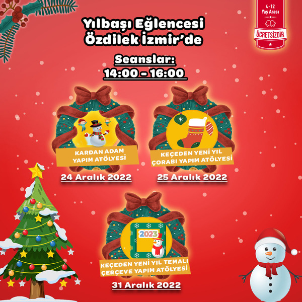 Yılbaşı Eğlencesi Özdilek İzmir’de!