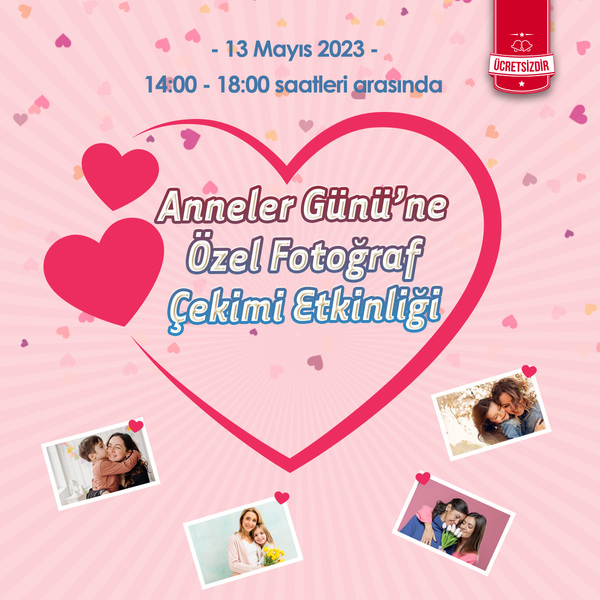Anneler Günü’ne Özel Fotoğraf Çekimi Etkinliği Özdilek İzmir'de
