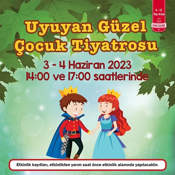 Özdilek Eskişehir'de Uyuyan Güzel Çocuk Tiyatrosu