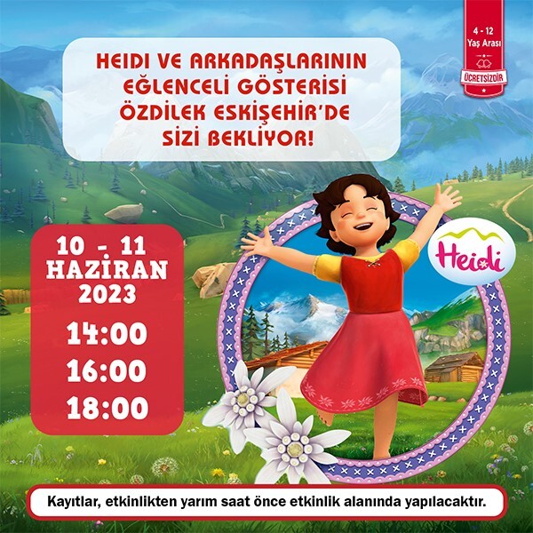 Özdilek Eskişehir’e Heidi Geliyor!