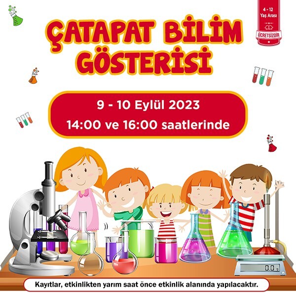 Özdilek Eskişehir'de Çatapat Bilim Gösterisi