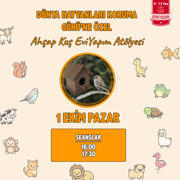 Özdilek İzmir'den Ahşap Kuş Evi Yapım Atölyesi