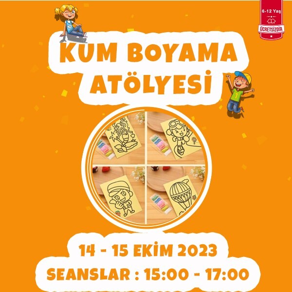 En Sevilen Renkli Kum Boyama Atölye Etkinliği Özdilek Turgutlu'da!