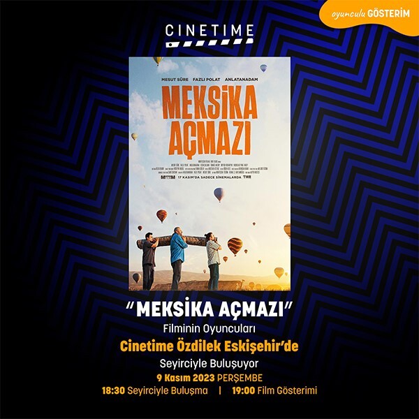 Meksika Açmazı Filminin Eskişehir Galası Özdilek Eskişehir'de