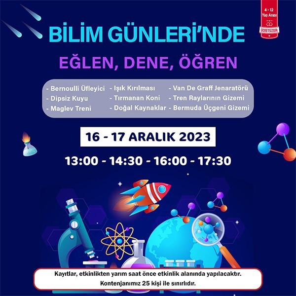 Özdilek Eskişehir Bilim Günleri’nde Dene, Eğlen ve Öğren!