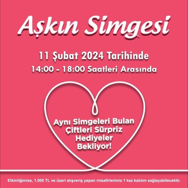 Çiftler aşkın simgesini Özdilek İzmir'de buluyor!