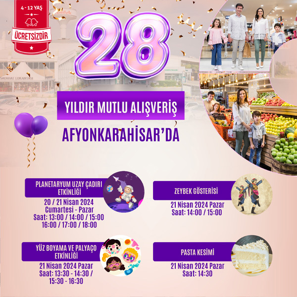 Özdilek Afyonkarahisar 28. Yaşını Kutluyor!