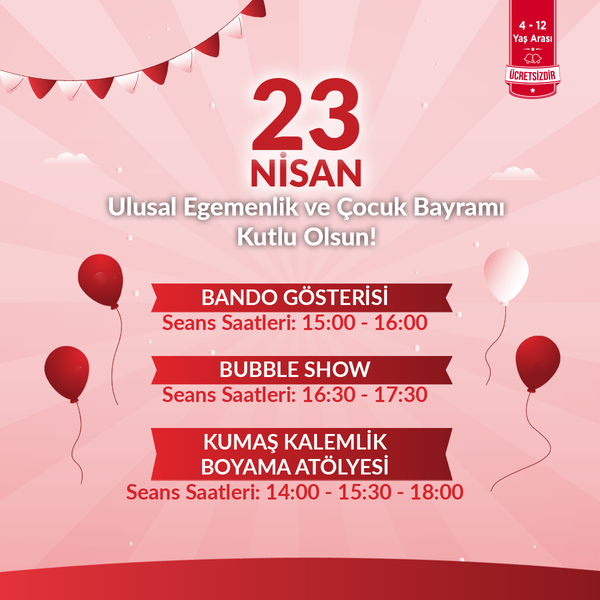 23 Nisan Coşkusu Özdilek İzmir’de!