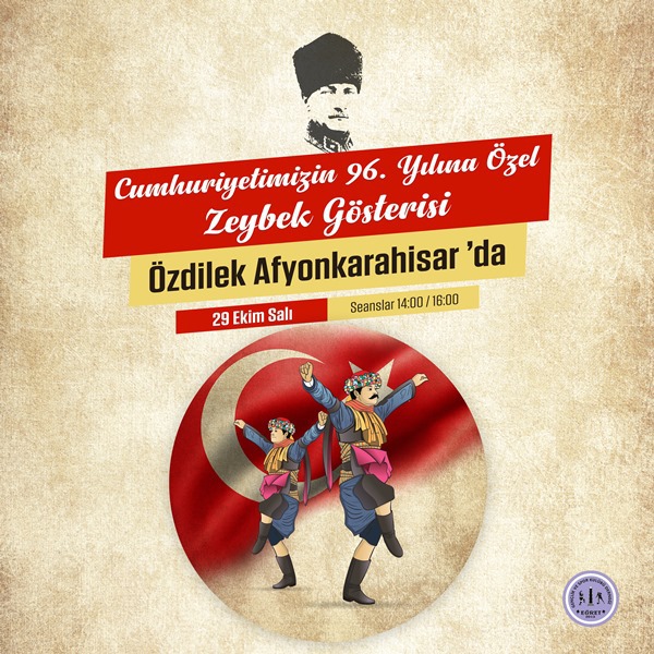 Özdilek Afyonkarahisar'da 29 Ekim Cumhuriyet Bayramı Kutlamaları