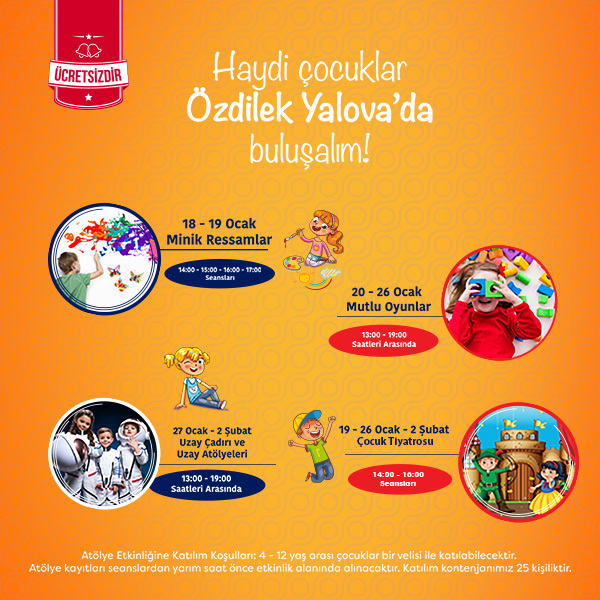 Özdilek Yalova’da Yarıyıl Tatili Coşkusu!