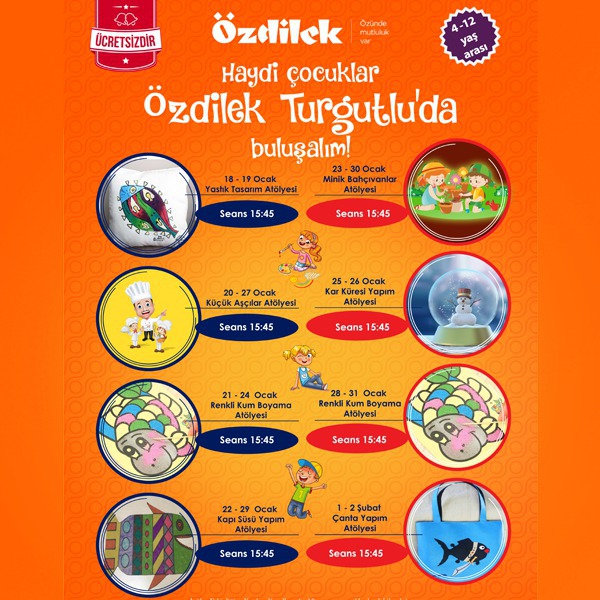 Özdilek Turgutlu’de Yarıyıl Tatili Coşkusu!