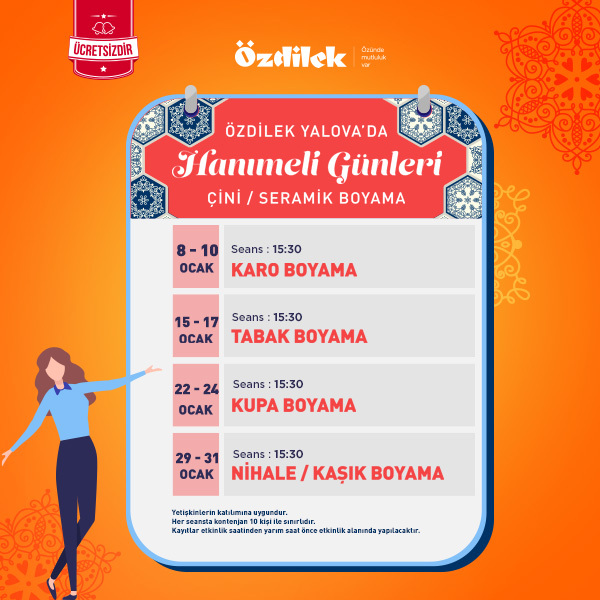 Özdilek Yalova’da Hanımeli Günleri başlıyor!