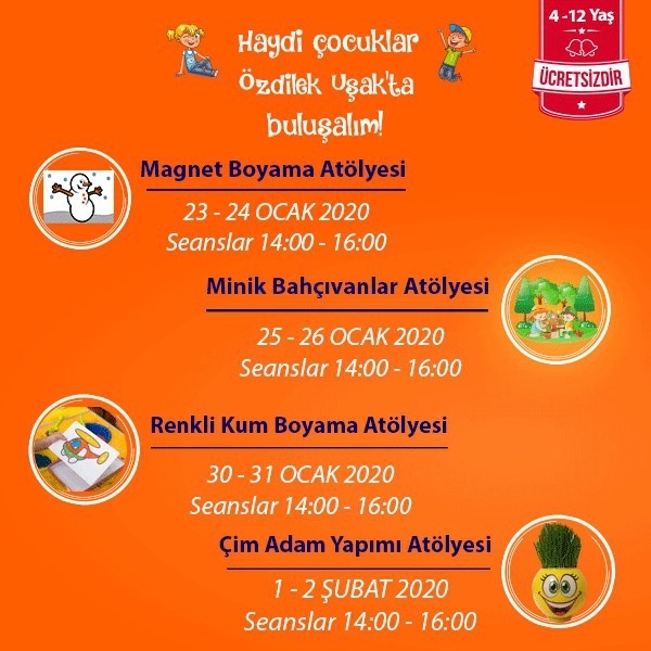 Özdilek Uşak’ta Yarıyıl Tatili Coşkusu!