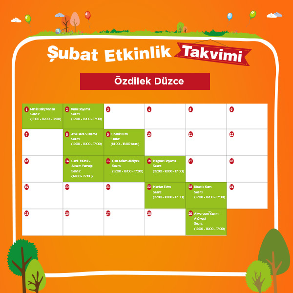 Haydi Çocuklar Keyifli Etkinlikler için Özdilek Düzce’ye!