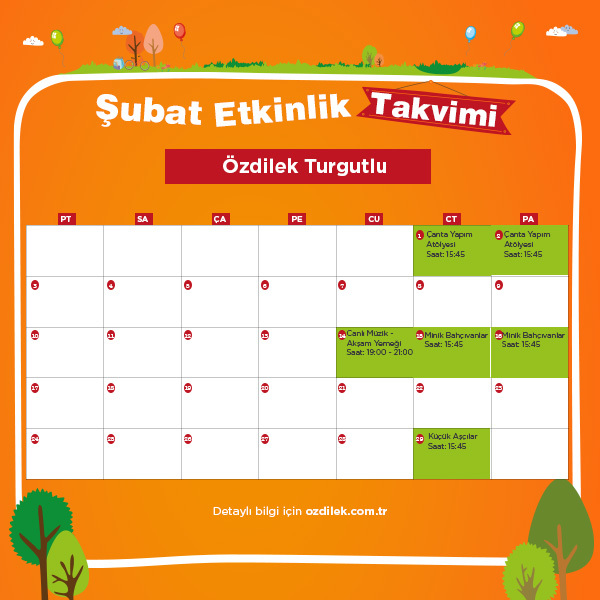 Haydi Çocuklar Keyifli Etkinlikler için Özdilek Turgutlu’ya!