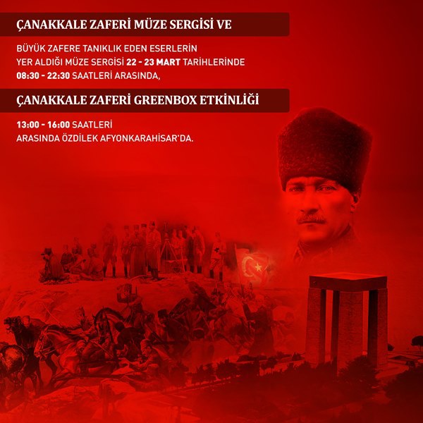 Çanakkale Zaferi’nin 105. Yılında Özdilek Afyonkarahisar’dan Anlamlı Etkinlik