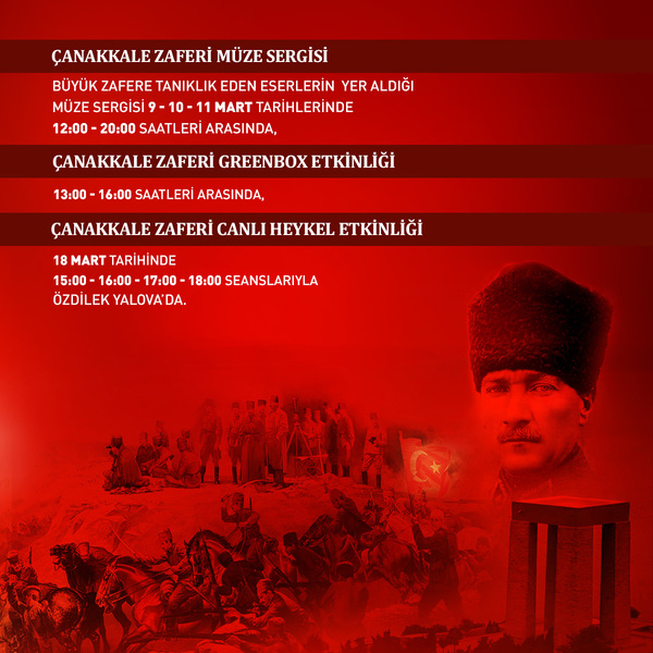 Özdilek Yalova’da Çanakkale Zaferi Etkinlikleri 