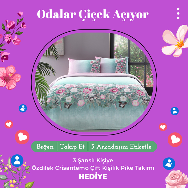 Özdilek Ev Tekstili’nden Pike Takımı Hediye!