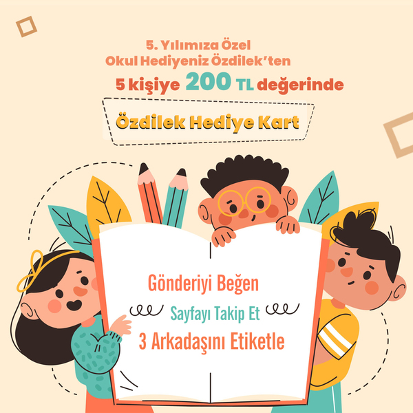 Özdilek Turgutlu'dan 5 Kişiye 200 TL Hediye Kart