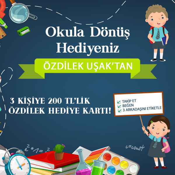 Özdilek Uşak'dan 200 TL Hediye Kart!