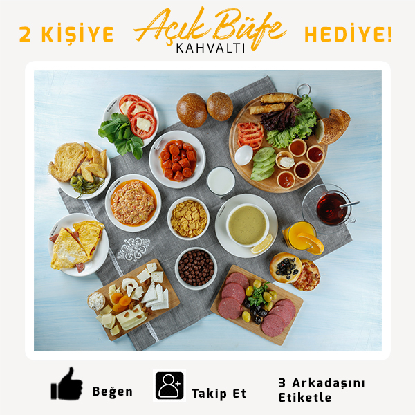 Özdilek Düzce'den 2 Kişiye, Çift Kişilik Açık Büfe Kahvaltı Hediye!