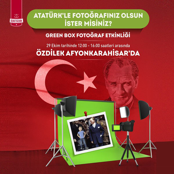 Özdilek Afyonkarahisar'dan 29 Ekim Cumhuriyet Bayramı'na Özel Greenbox Etkinliği!