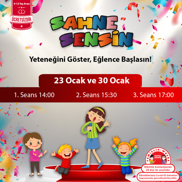 Çocuklar, en eğlenceli tatil için haydi Özdilek İzmir’e!