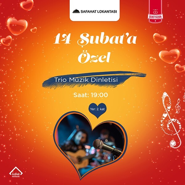 Özdilek Eskişehir’de Trio Dinletisi