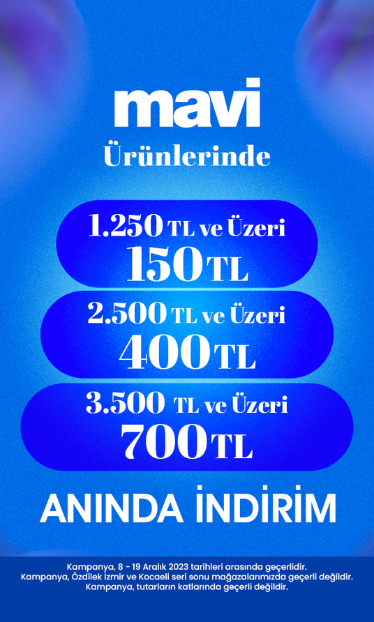 Mavi Ürünlerinde Anında İndirim Fırsatı