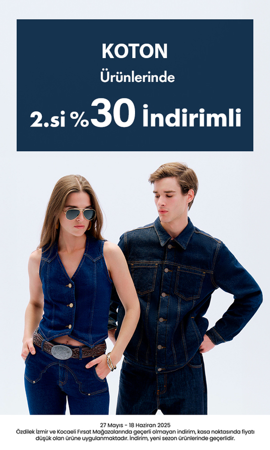 Koton Ürünlerinde 2.si %30 İndirimli 