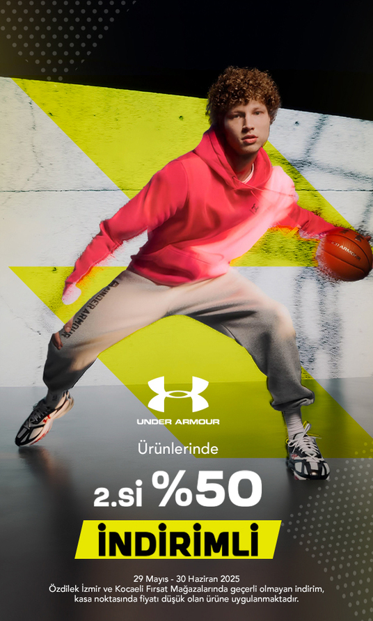 Under Armour Ürünlerinde 2.si %50 İndirimli 