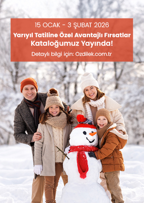 Yarıyıl Tatiline Özel Avantajlı Fırsatlar Kataloğumuz Yayında!